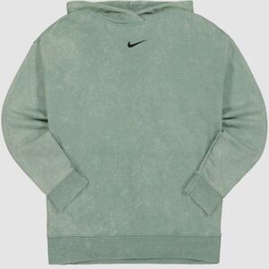 Nike Sportswear Essentials Hoodie M Jade Green Center Swoosh